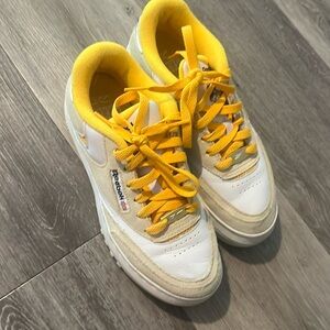 Yellow Platform Reeboks